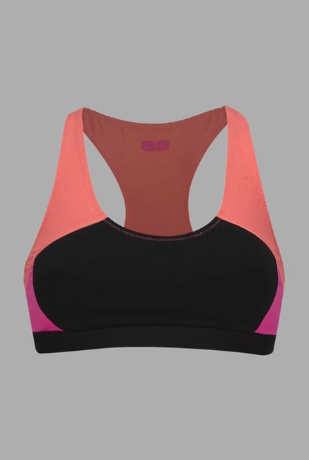 Doone Coral & Black Training Sports Top Doone Coral & Black Training Sports Top