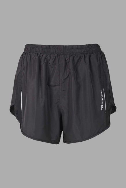 Outpace Black Regular Fit Running Shorts Outpace Black Regular Fit Running Shorts