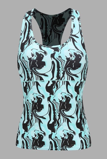Doone Green Printed Training Singlet Doone Green Printed Training Singlet