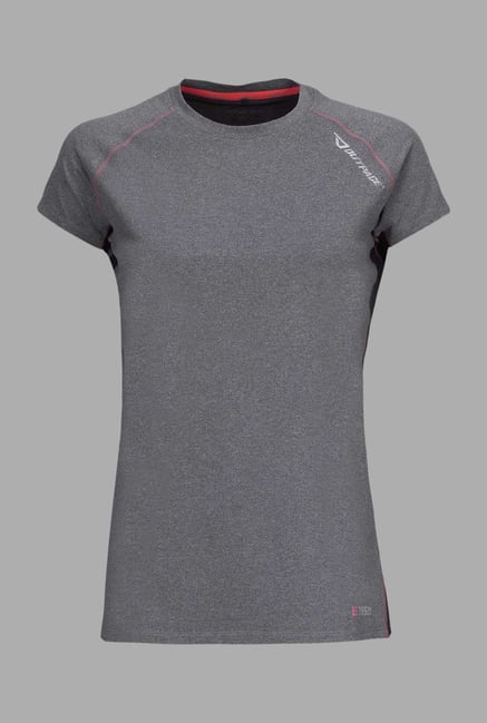 Outpace Grey Running T Shirt Outpace Grey Running T Shirt