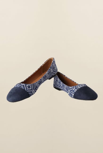 People Navy Casual Ballerinas People Navy Casual Ballerinas