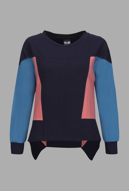 Doone Navy Solid Training Sweatshirt Doone Navy Solid Training Sweatshirt