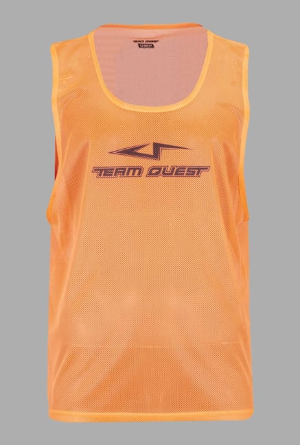 Team Quest Orange Football Vest Team Quest Orange Football Vest