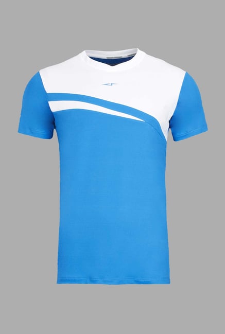 Team Quest Blue Football T Shirt Team Quest Blue Football T Shirt