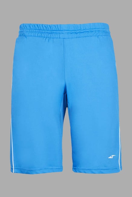 Team Quest Blue Solid Football Shorts Team Quest Blue Solid Football Shorts