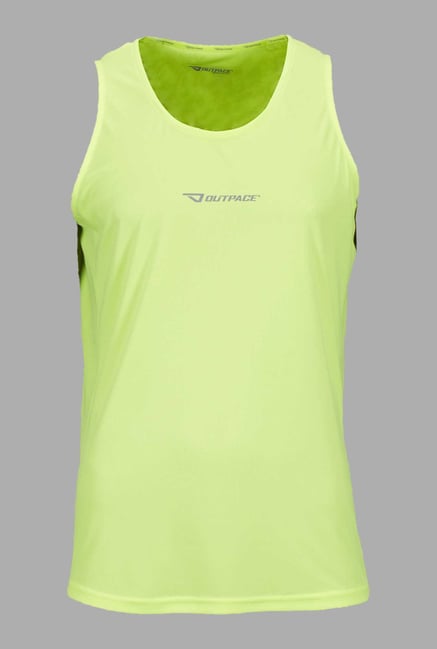 Outpace Lime Running Singlet Outpace Lime Running Singlet