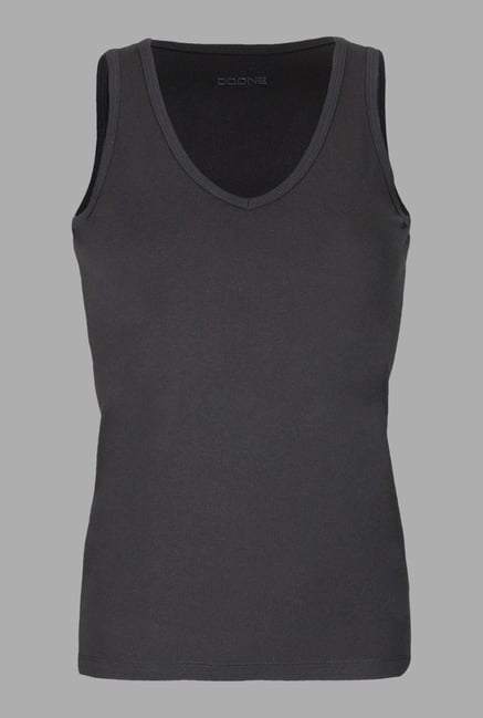 Doone Black Slim Fit Training Singlet Doone Black Slim Fit Training Singlet