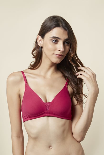 Little Lacy Fuchsia Non Padded Bra Little Lacy Fuchsia Non Padded Bra
