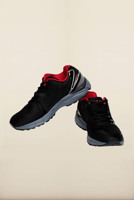 Seven Black & Red Running Shoes Seven Black & Red Running Shoes