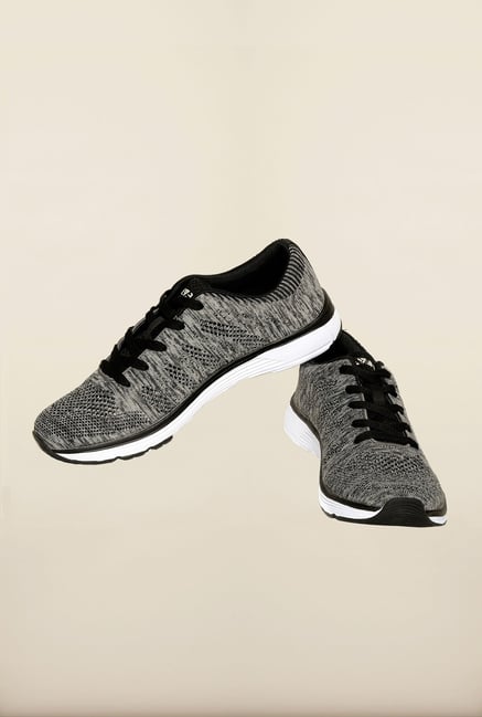 Seven Black & Grey Running Shoes Seven Black & Grey Running Shoes