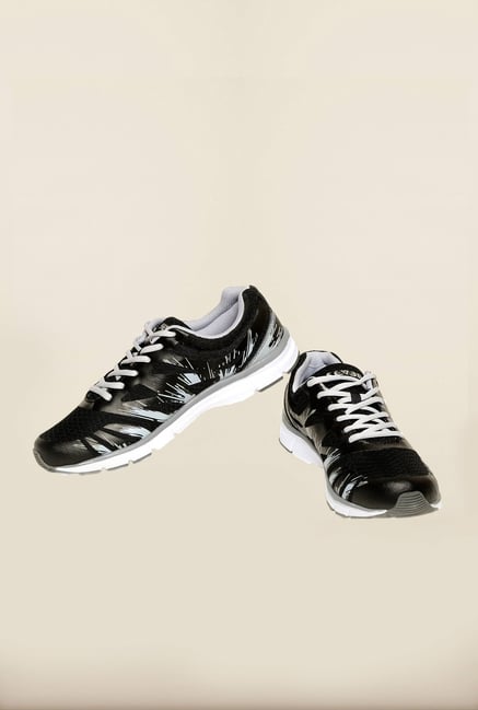 Seven Black & Grey Training Shoes Seven Black & Grey Training Shoes