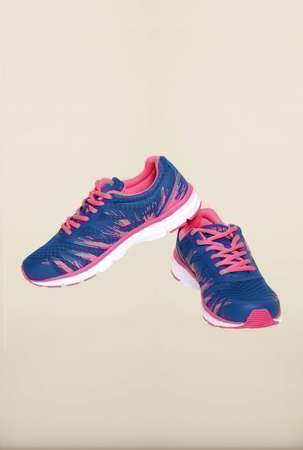 Seven Blue & Neon Pink Training Shoes Seven Blue & Neon Pink Training Shoes