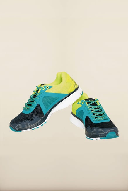 Seven Patriot Blue & Lime Running Shoes Seven Patriot Blue & Lime Running Shoes