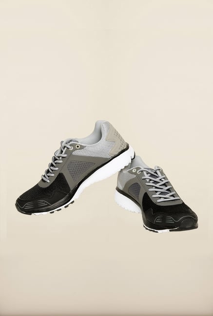 Seven Black & Grey Running Shoes Seven Black & Grey Running Shoes