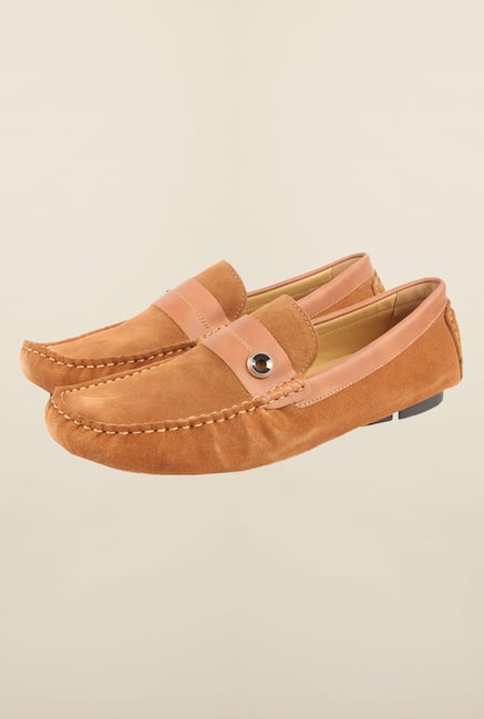 Cobblerz Camel Leather Loafers Cobblerz Camel Leather Loafers