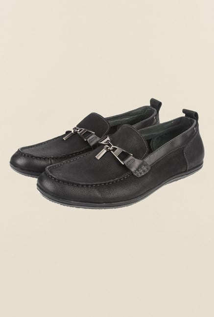 Cobblerz Black Leather Loafers Cobblerz Black Leather Loafers