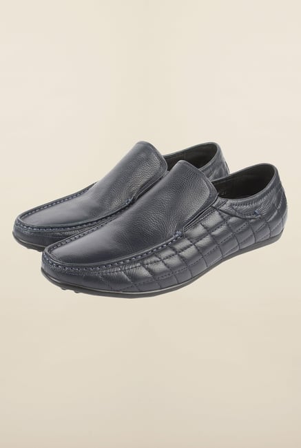 Cobblerz Blue Leather Loafers Cobblerz Blue Leather Loafers