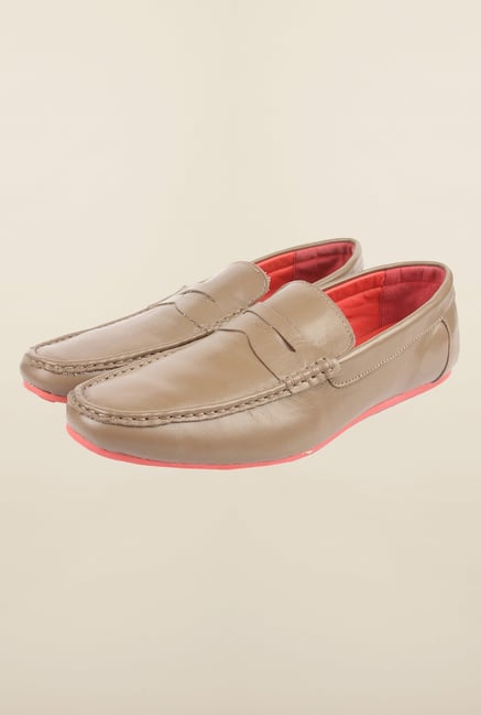 Cobblerz Khaki Casual Loafers Cobblerz Khaki Casual Loafers