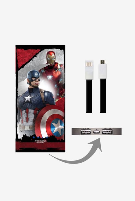 Macmerise UNP8KMMM0620 The Civil War 8000 mAh Universal POwer Bank with Dual USB Output Macmerise UNP8KMMM0620 The Civil War 8000 mAh Universal POwer Bank with Dual USB Output
