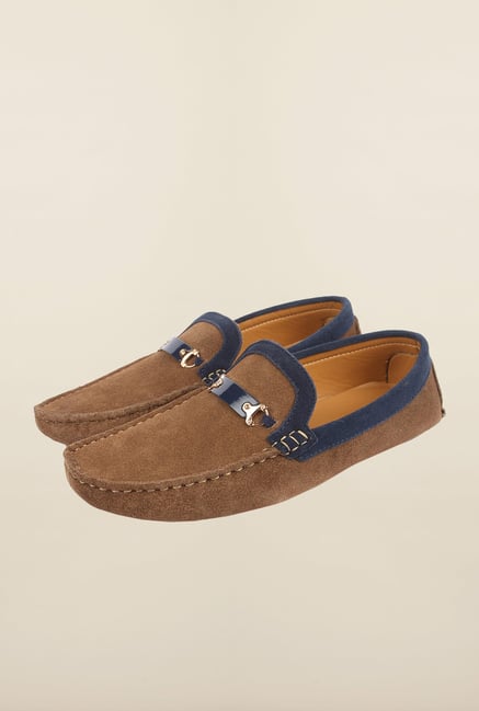 Cobblerz Brown Moccasin Shoes Cobblerz Brown Moccasin Shoes