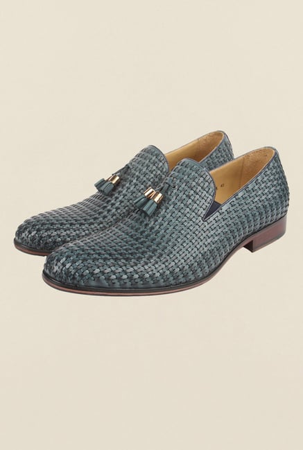 Cobblerz Blue Slip-On Shoes Cobblerz Blue Slip-On Shoes