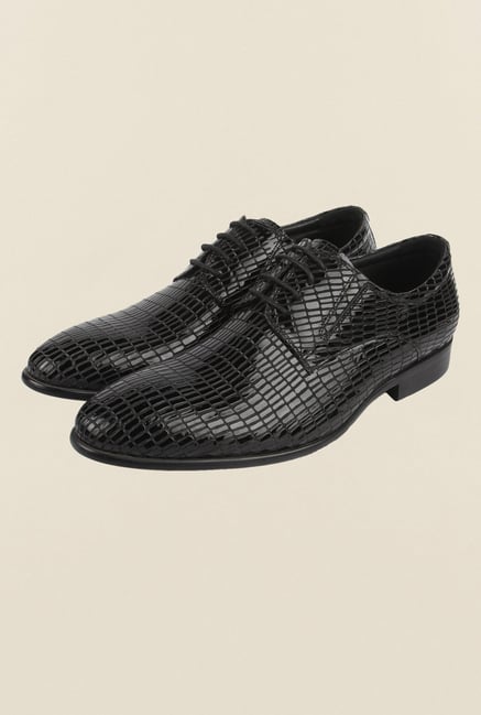 Cobblerz Black Leather Formal Shoes Cobblerz Black Leather Formal Shoes