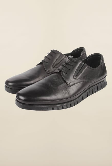 Cobblerz Black Leather Formal Shoes Cobblerz Black Leather Formal Shoes