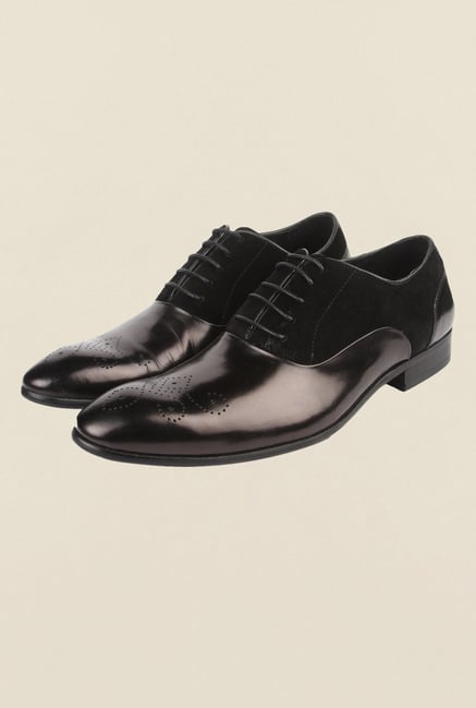 Cobblerz Black Brogue Leather Shoes Cobblerz Black Brogue Leather Shoes
