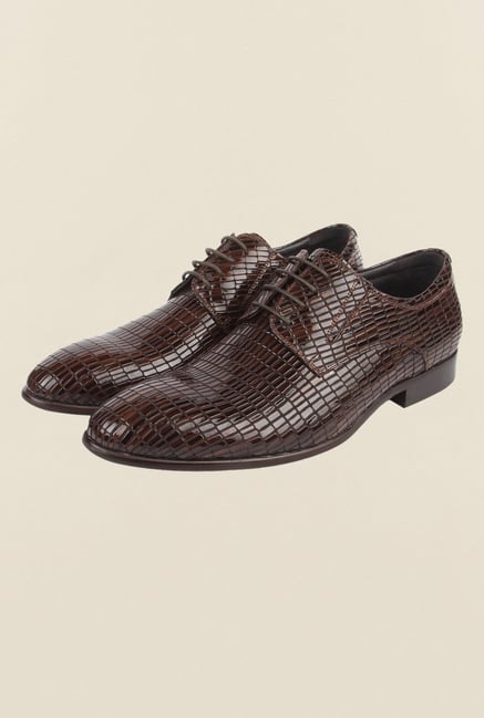 Cobblerz Brown Leather Formal Shoes Cobblerz Brown Leather Formal Shoes
