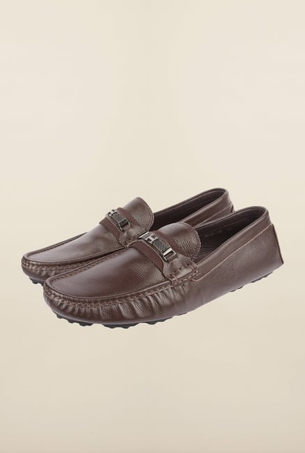 Cobblerz Coffee Leather Casual Moccasins Cobblerz Coffee Leather Casual Moccasins