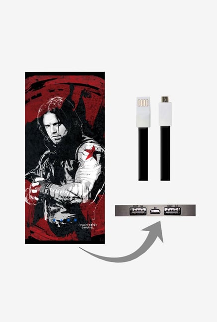 Macmerise UNP8KMMM0368 Brilliant Bucky 8000 mAh Universal POwer Bank with Dual USB Output Macmerise UNP8KMMM0368 Brilliant Bucky 8000 mAh Universal POwer Bank with Dual USB Output