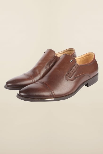 Cobblerz Brown Leather Formal Shoes Cobblerz Brown Leather Formal Shoes