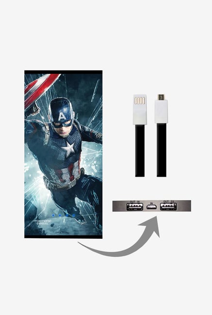Macmerise UNP8KMMM0374 Cap Sprint 8000 mAh Universal POwer Bank with Dual USB Output Macmerise UNP8KMMM0374 Cap Sprint 8000 mAh Universal POwer Bank with Dual USB Output