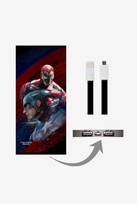 Macmerise UNP8KMMM0434 Friends turned Foes 8000 mAh Universal POwer Bank with Dual USB Output Macmerise UNP8KMMM0434 Friends turned Foes 8000 mAh Universal POwer Bank with Dual USB Output