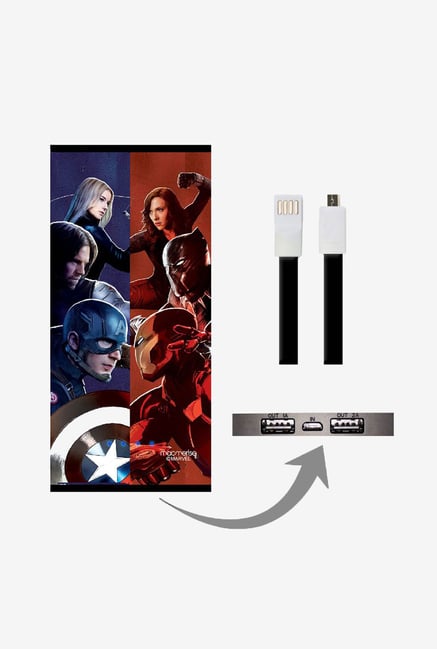 Macmerise UNP8KMMM0446 Good vs Right 8000 mAh Universal POwer Bank with Dual USB Output Macmerise UNP8KMMM0446 Good vs Right 8000 mAh Universal POwer Bank with Dual USB Output