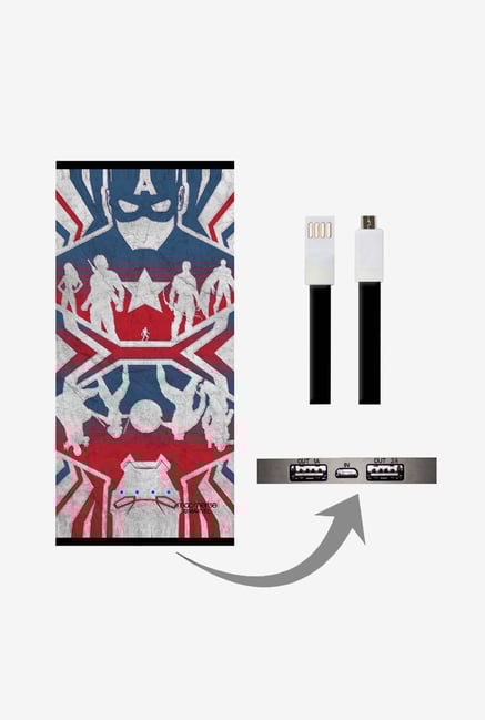 Macmerise Reflection Captain America 8000 mAh Power Bank Macmerise Reflection Captain America 8000 mAh Power Bank
