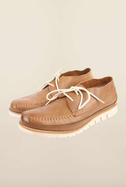 Cobblerz Tan Leather Shoes Cobblerz Tan Leather Shoes
