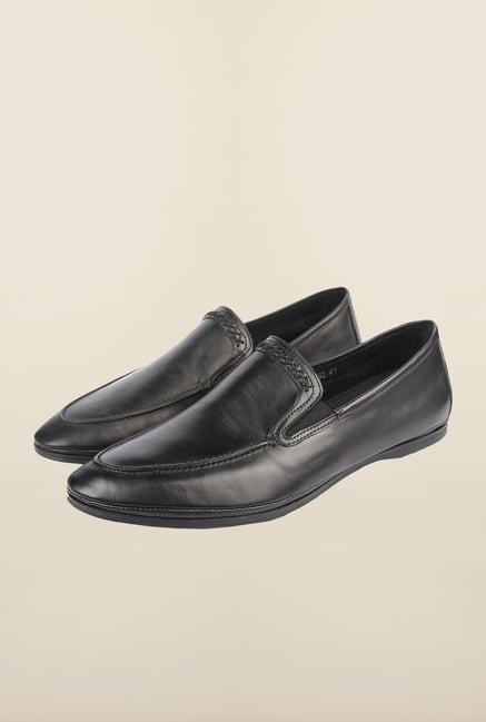 Cobblerz Black Slip-On Shoes Cobblerz Black Slip-On Shoes