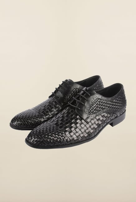 Cobblerz Black Leather Formal Shoes Cobblerz Black Leather Formal Shoes
