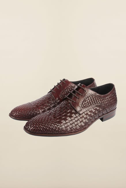 Cobblerz Wine Leather Formal Shoes Cobblerz Wine Leather Formal Shoes