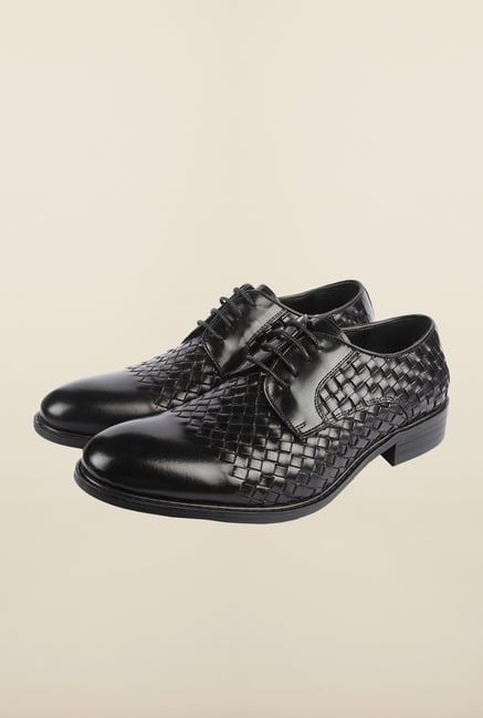 Cobblerz Black Leather Lace Up Shoes Cobblerz Black Leather Lace Up Shoes