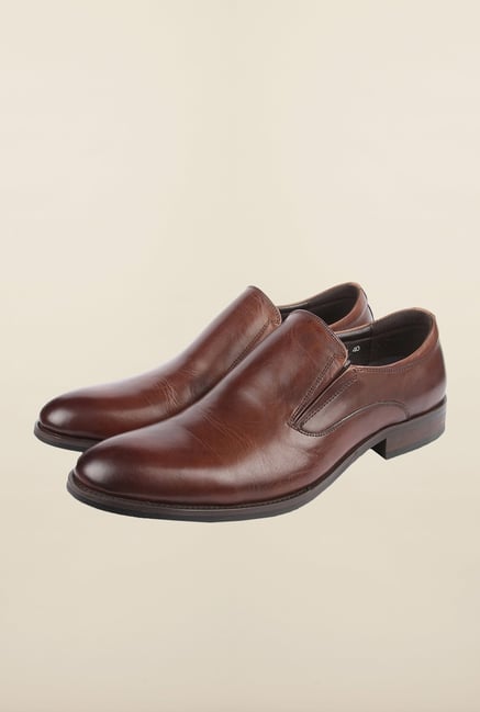 Cobblerz Coffee Leather Formal Shoes Cobblerz Coffee Leather Formal Shoes