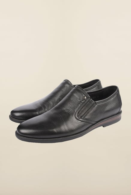 Cobblerz Black Leather Formal Shoes Cobblerz Black Leather Formal Shoes