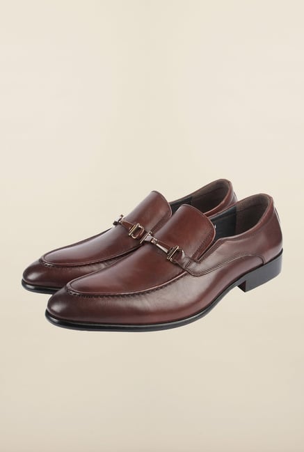 Cobblerz Brown Leather Formal Shoes Cobblerz Brown Leather Formal Shoes
