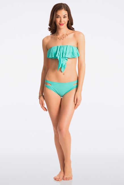 Pretty Secrets Turquoise Strapless Bikini Set Pretty Secrets Turquoise Strapless Bikini Set