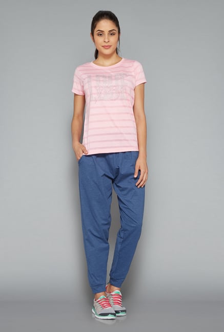 Westsport Womens Navy Solid Joggers Westsport Womens Navy Solid Joggers
