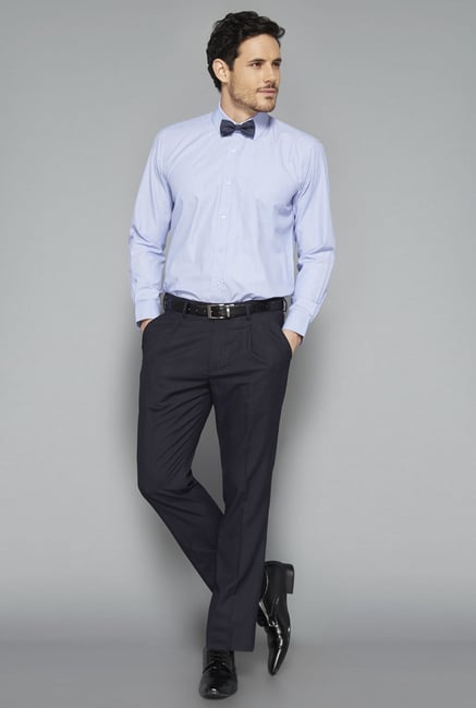 Weststreet Sky Blue Striped Shirt Weststreet Sky Blue Striped Shirt