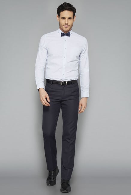 Weststreet Light Blue Printed Shirt Weststreet Light Blue Printed Shirt
