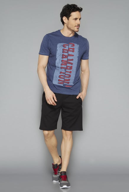 Westsport Active Navy Printed T Shirt Westsport Active Navy Printed T Shirt