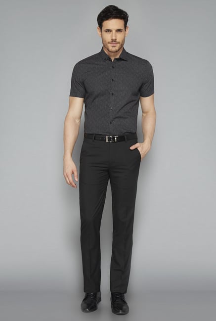 Weststreet Black Printed Shirt Weststreet Black Printed Shirt